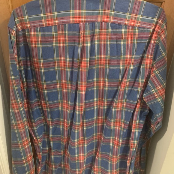 J Crew Large Tall Plaid Shirt - Picture 2 of 4